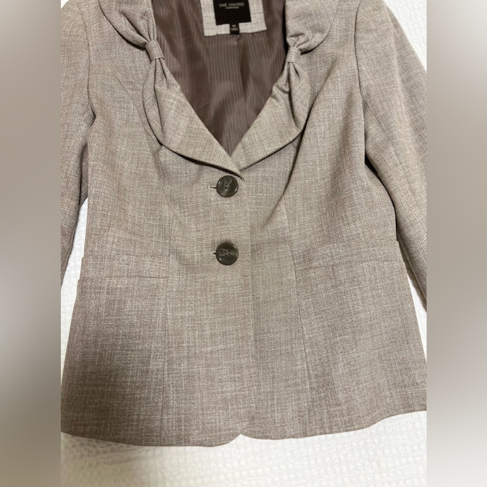 The Limited Collection Heather Tan Blazer Pant Suit - Picture 3 of 16